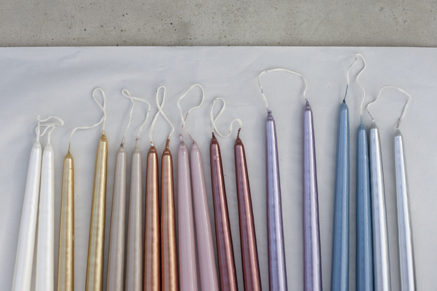 Antikljus 35 cm (6-pack) - Lack/Metall