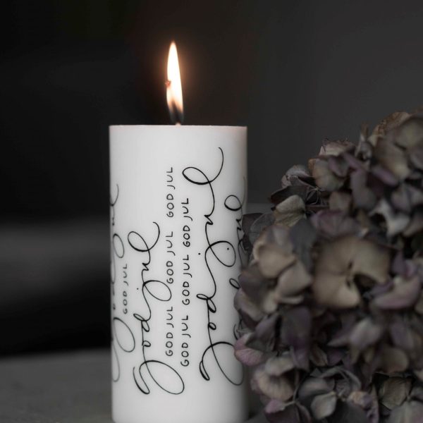 Blockljus 7x15 cm Egen Design (1-pack)