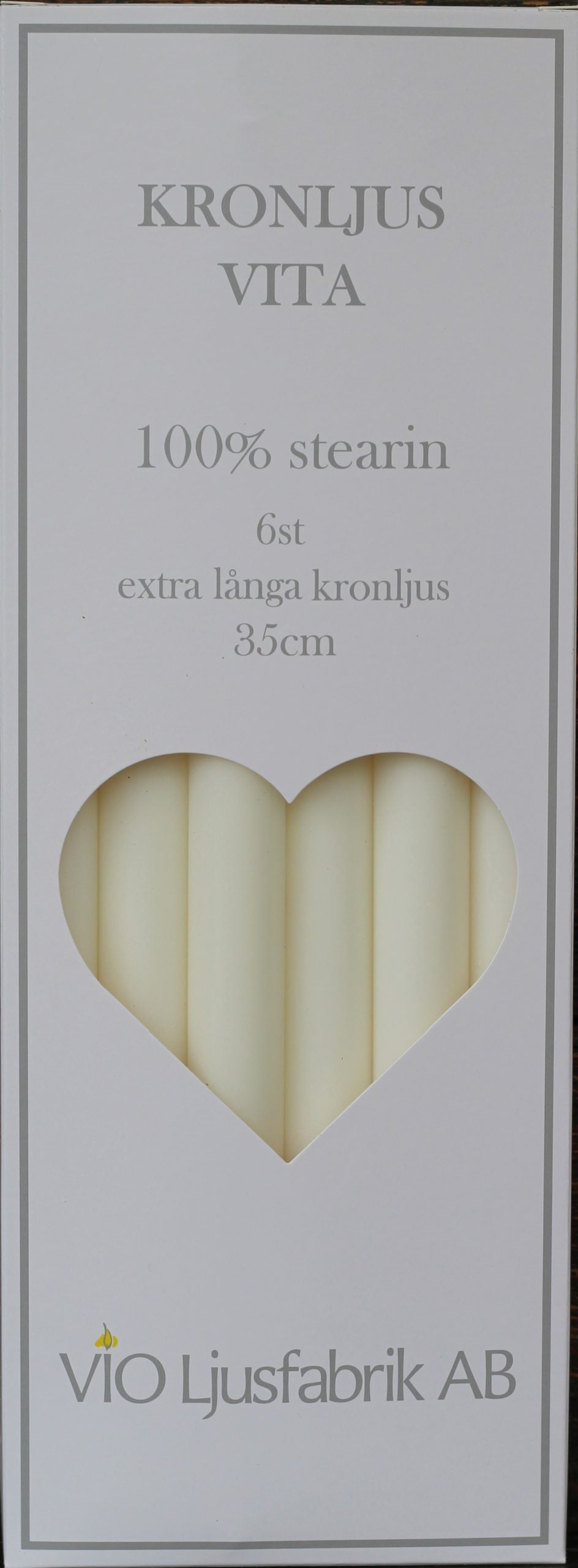 Kronljus 35 cm (6-pack)