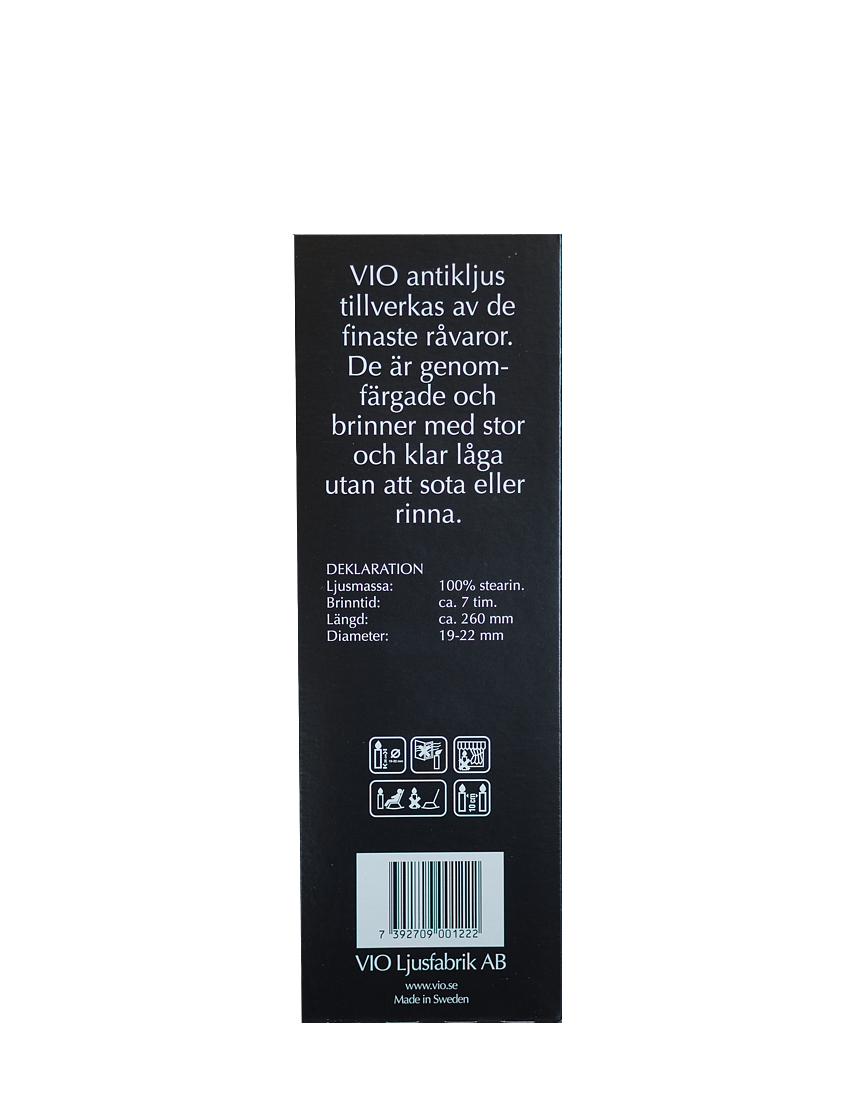 Antikljus 26 cm (10-pack)