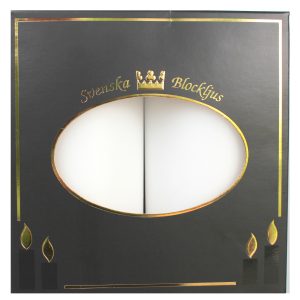 Blockljus 7,5x15 cm (2-pack) - 50kr vinst