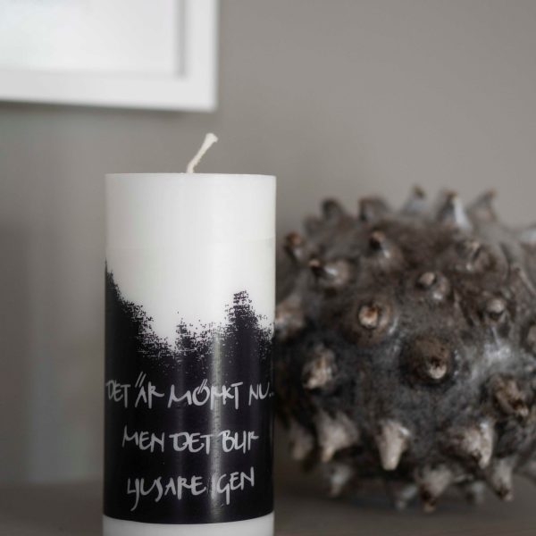 Blockljus 7x15 cm Designljus (1-pack) - 50kr vinst