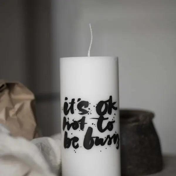 Blockljus 7x15 cm Designljus (1-pack) - 50kr vinst